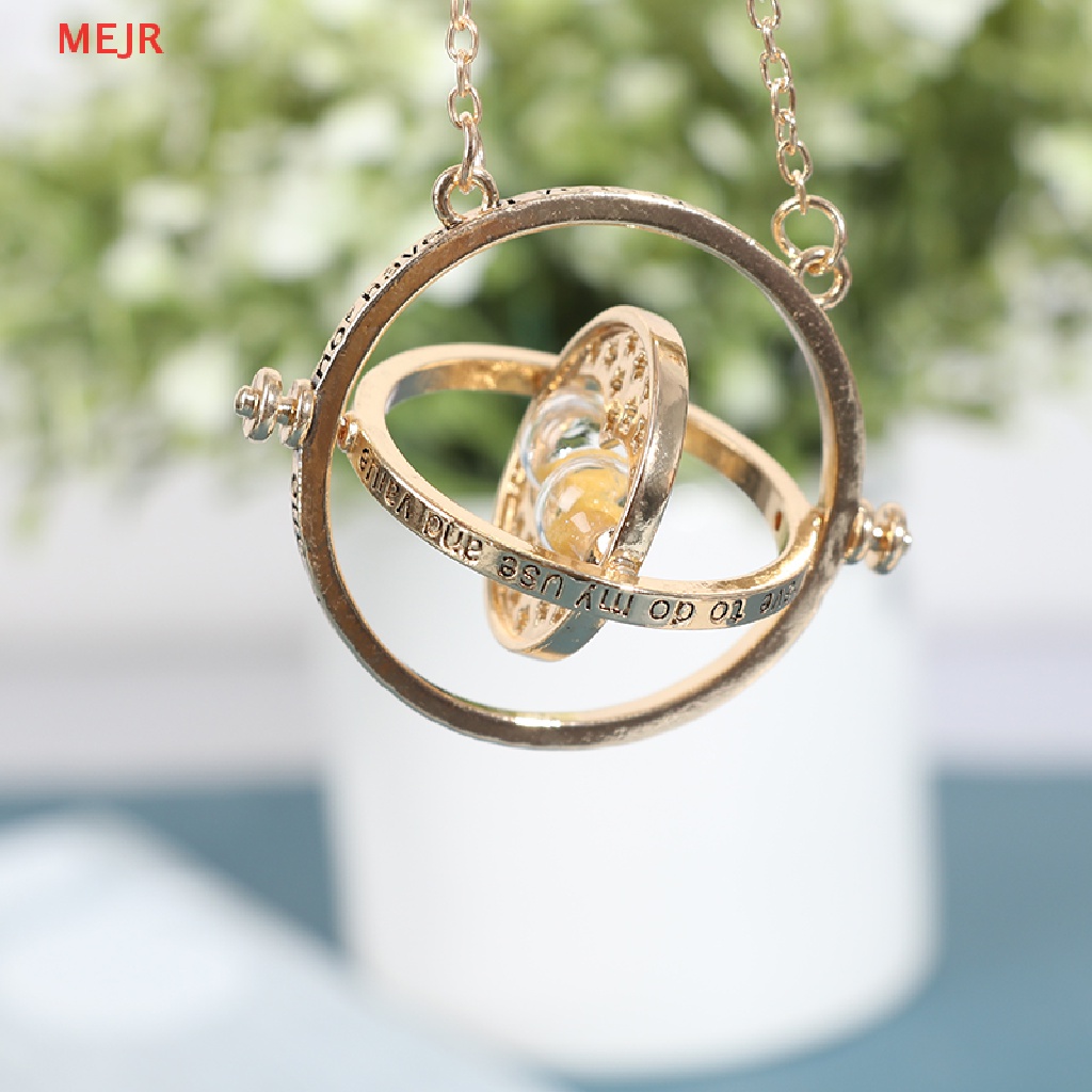 Collar De Harry Potter MEJR Time Turner 3D Reloj De Arena Rotag SPins