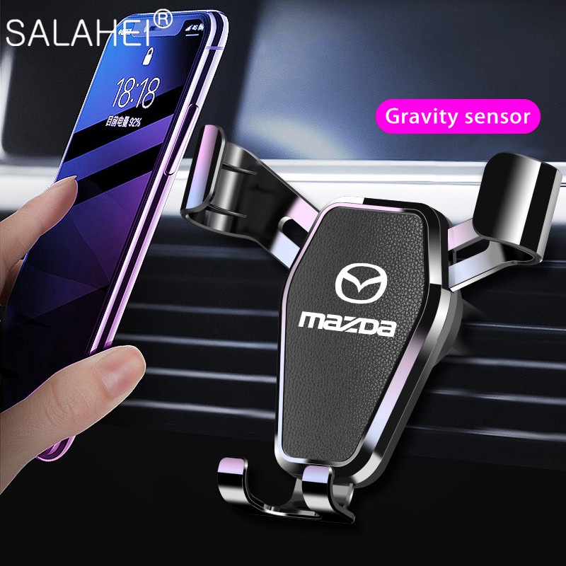 1PC Soporte De Teléfono De Coche De Gravedad Clip De Ventilación De Aire Para GPS Para Móvil Mazda 3 6 Atenza Axela CX4 CX5 CX7 rx8 rx7 mx3 mx5 #2