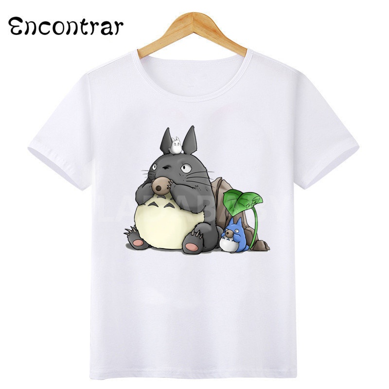 Miyazaki Hayao Anime Mi Vecino Totoro Ninos Camisetas Bebe Ninas De Dibujos Animados Divertido Blanco Camiseta Verano Tops Lindo Shopee Colombia
