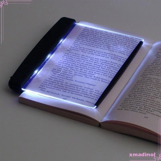 Image of LED Libro Luz Lectura Noche Tableta Lmpara plana Panel Dormitorio Leer en la