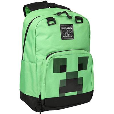 Venta De Minecraft Mochila MC Steve Creeper De Dibujos Animados Bolsa De La Escuela De Viaje De Capacidad De Los Niños Portátil Calidad Reloj | Shopee Colombia