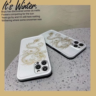 . Electrochapado En Relieve Dragón Dorado.funda Suave Con Borde Recto Todo Incluido.antideslizante Resistente A Los Golpes Funda Para Teléfono Iphone.adecuada Para Iphone13.13 Pro 13 Promax Iphone12.12 12 iphone 11 8 7 Plus X XS Max xr #1