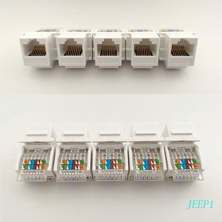 Image of JEEP 5Pcs CAT6 UTP Módulo Herramienta-Sin RJ45 Conector Enchufe De Información Adaptador De Cable De Toma De Ordenador