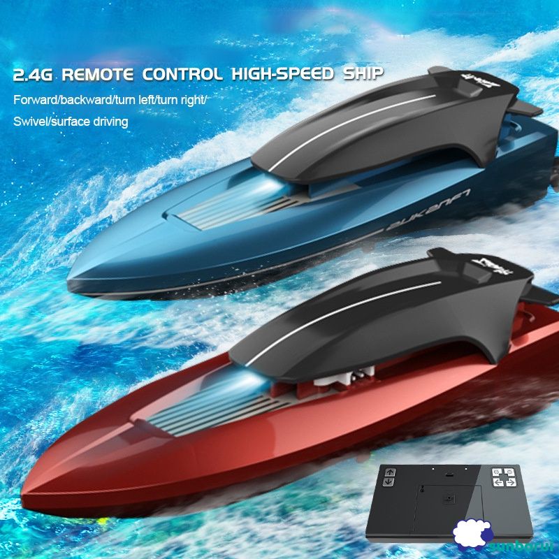 Modelo de barco com controle remoto de barco de alta velocidade  mini  controle remoto com brinquedos infantis de água leve Mini lancha sunborui |  Shopee Colombia