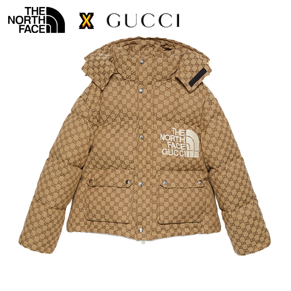 gucci x the north face joint chaqueta de los hombres de impresión completa chaqueta mantiene caliente de hombres y las mujeres de algodón acolchado chaqueta | Shopee Colombia