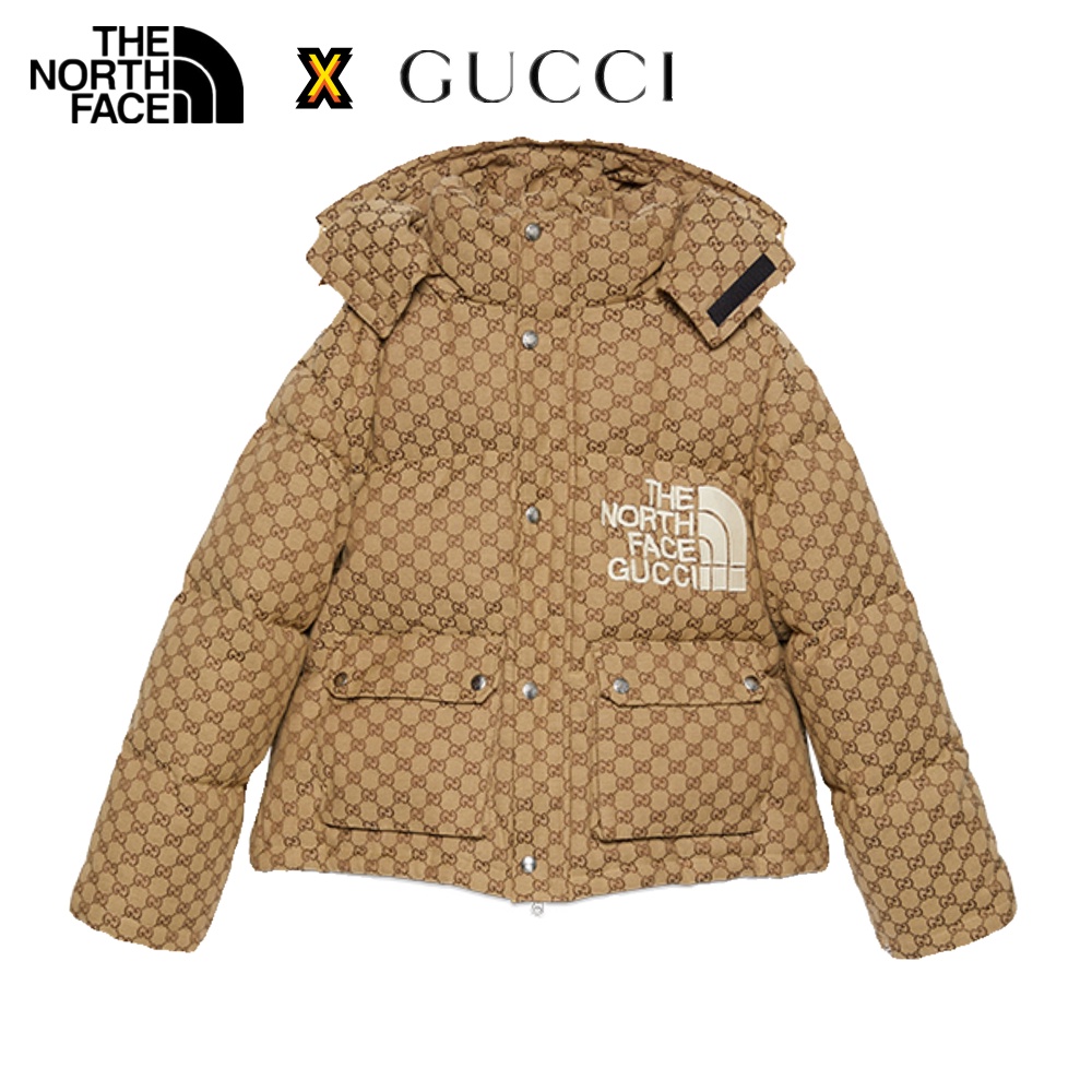 gucci x the north face joint chaqueta los hombres de completa chaqueta mantiene caliente de hombres y las mujeres de algodón acolchado chaqueta Shopee Colombia