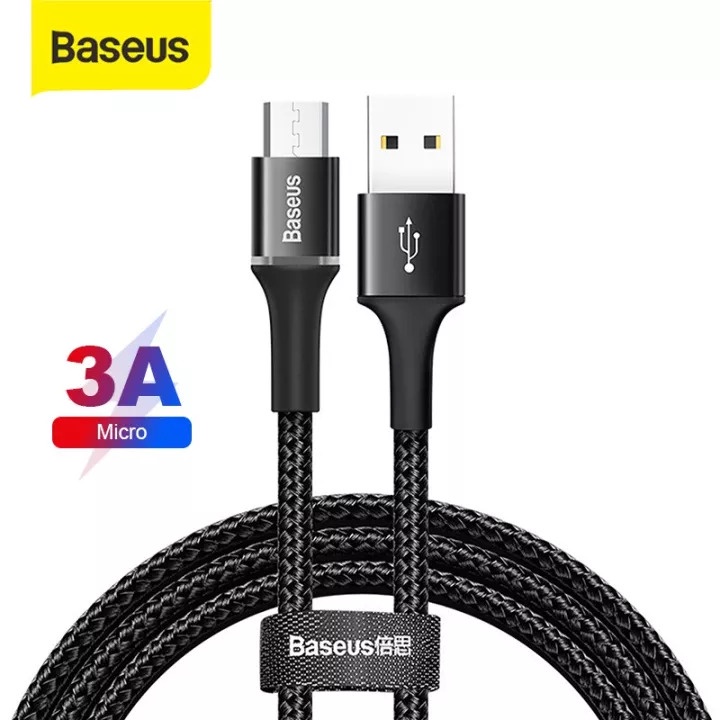 Image of Led BASEUS HALO Cable LIGHTNING de carga rápida / MICRO USB / tipo-C 1M elija uno sí con usted HP #2