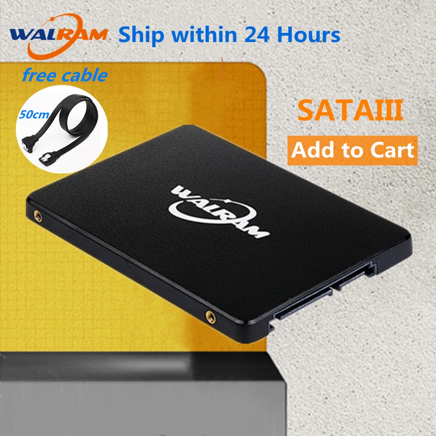 Image of Walram SATA3 SSD 60GB 128GB 240GB 120GB 256GB 480GB 512GB 720GB  Hdd 2.5 Hard Disk Disc 2.5 ” Internal Solid State Drive #0