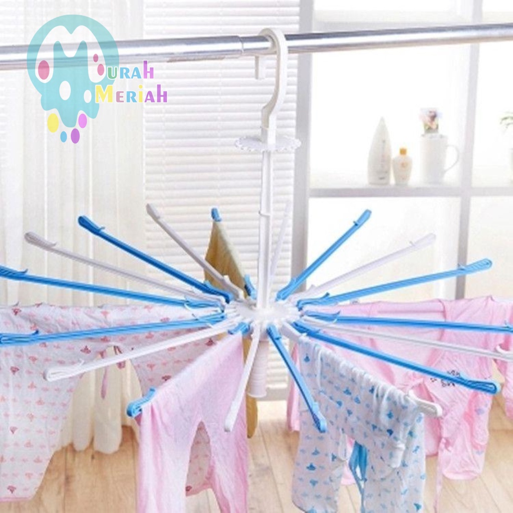 Rt88 percha plegable para ropa de bebé, 360 grados, 20 ganchos MM5163 |  Shopee Colombia