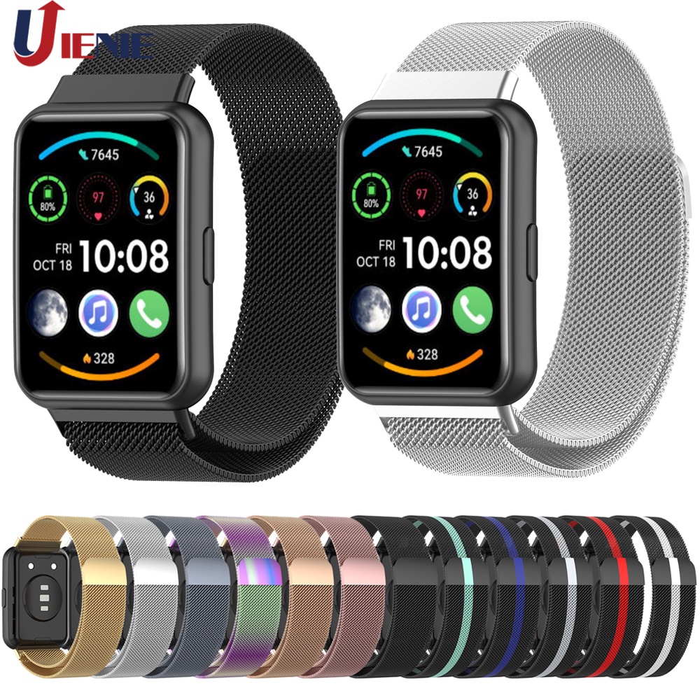 Correa Milanesa De Acero Inoxidable Para Huawei Watch Fit 2/Fit2 Active Band Reloj Inteligente De Repuesto Pulsera #2