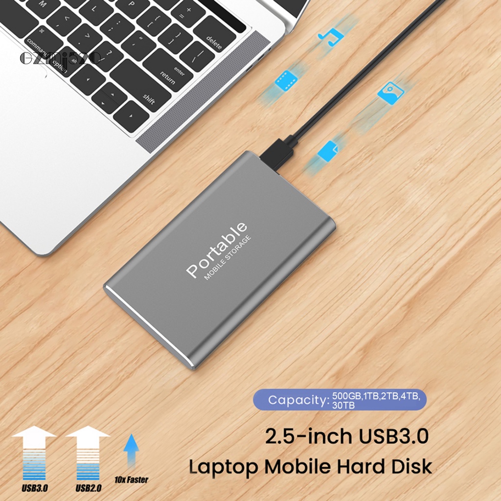 gzmj520 SSD Externa De 2.5 Pulgadas 500GB/1TB/2TB/4TB/30TB Notebook SATA USB 3.0 Disco Duro Externo Ultrafino #1