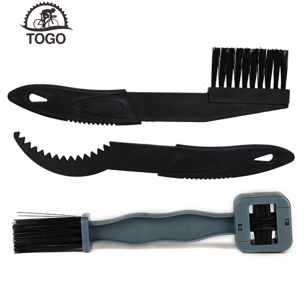 togo12 ~ 1/3pcs Limpiador De Cadena De Bicicleta Limpia Máquina Cepillos Fregador Lavadora Conjunto De Herramientas