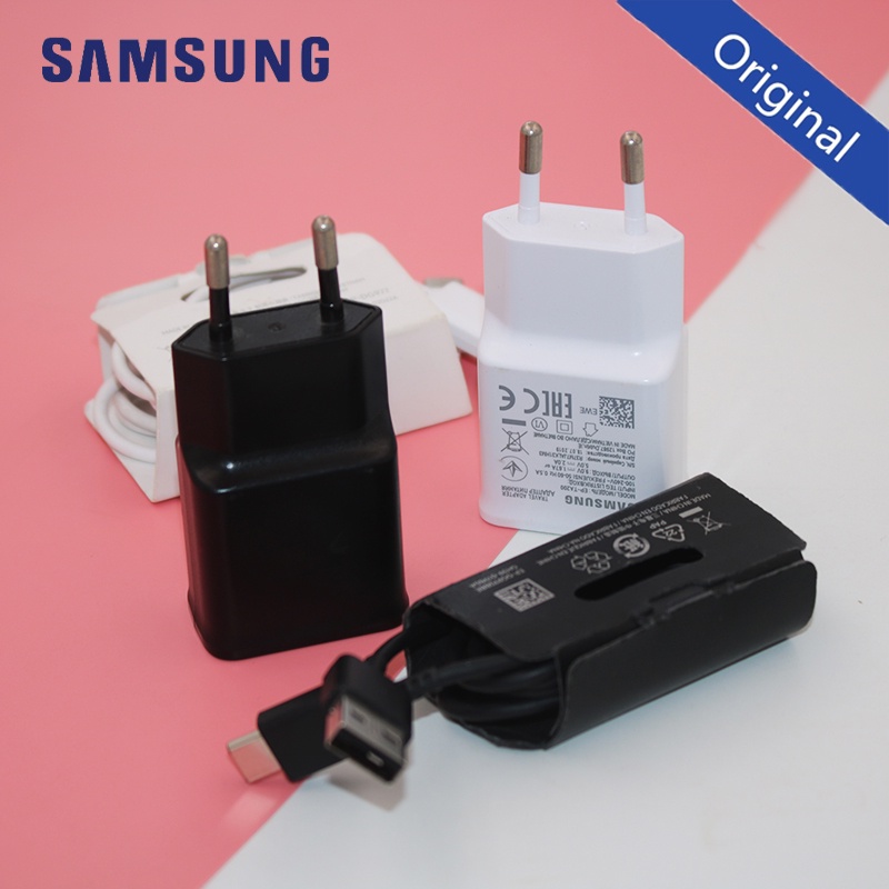Cargador De 15 W Original Samsung Rápido Chaging Adaptive 100cm Cable USB Tipo C Para Galaxy S20 S10 S9 S8 Plus S10E A40 A50 A70 A80 S #4