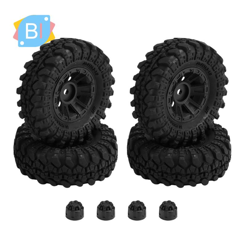 Amagogo Llantas de Neumáticos de 1,0 Pulgadas para Piezas de Orugas RC Axial SCX24 90081 00001 