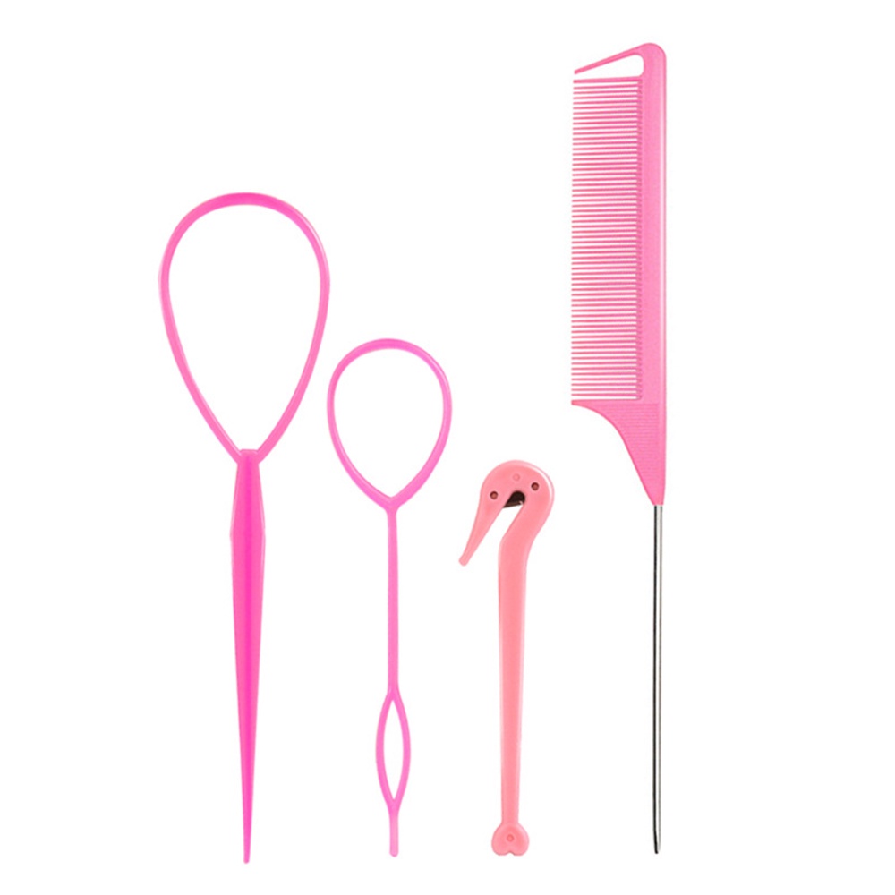 1Set Profesional Herramientas De Trenzado Para El Cabello Accesorios Rosa  Diademas Para Peinados Kit De Peinado | Shopee Colombia