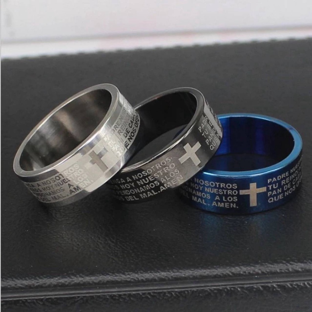 USUASI moda estilo coreano apertura masculina y femenina solo anillo titanio anillo de acero par accesorios rock música guitarra anillo SA711 