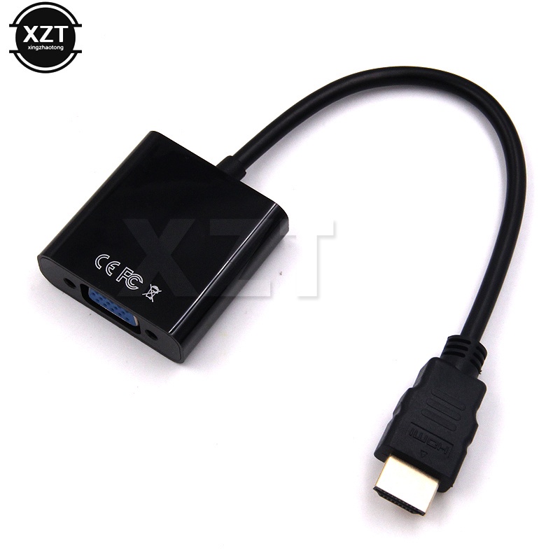 HDMI Macho A VGA RGB Hembra cable 1080P Ordenador monitor HD Convertidor De Vídeo Adaptador Adecuado Para Xiaomi box #3