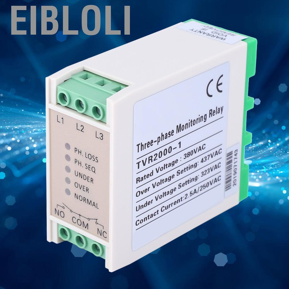 Eibloli Current/Voltage Monitoring Relay Reverse Phase Protection