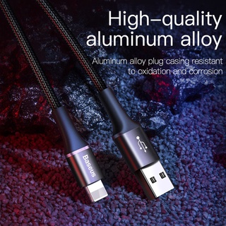 Image of thu nhỏ Led BASEUS HALO Cable LIGHTNING de carga rápida / MICRO USB / tipo-C 1M elija uno sí con usted HP #3