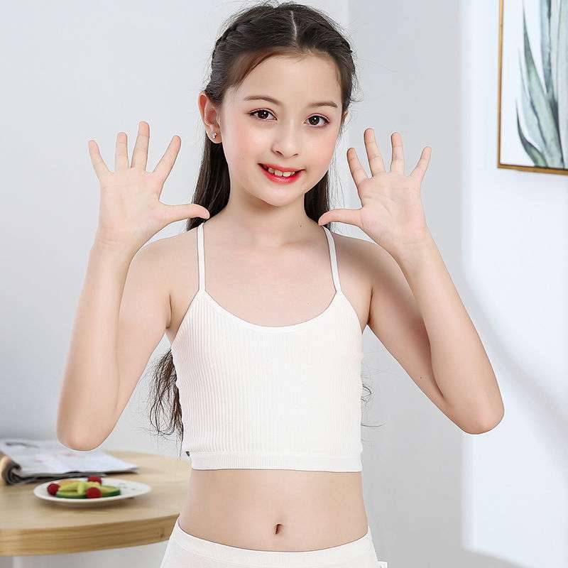 1pcs 9-13 Años Estudiantes Niñas Adolescente Desarrollo Ropa Interior Niños  Anti-Golpe Tirantes Sujetador Algodón Camiseta Chaleco Sin Calificaciones  Todavía | Shopee Colombia