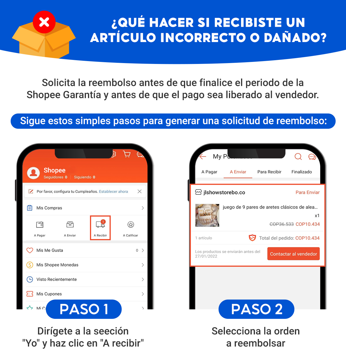 Shopee Garantía Shopee Colombia