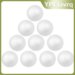 Image of [Ypelavrq] 10 x 80 Mm Modelado Artesanal De Espuma De Poliestireno Esfera De Bola