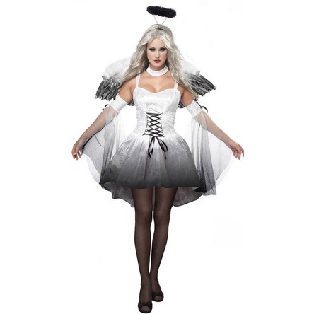 sexy damas disfraces de halloween sexy ángel oscuro cosplay juego uniforme  malvado ángel fantasma novia m-3xl | Shopee Colombia