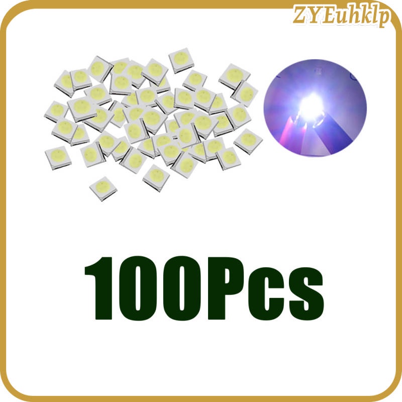 Image of 100pcs 3535 1W 3V Alta Potencia SMD LED COB Chip Luces Perlas Blanco Diodo #0