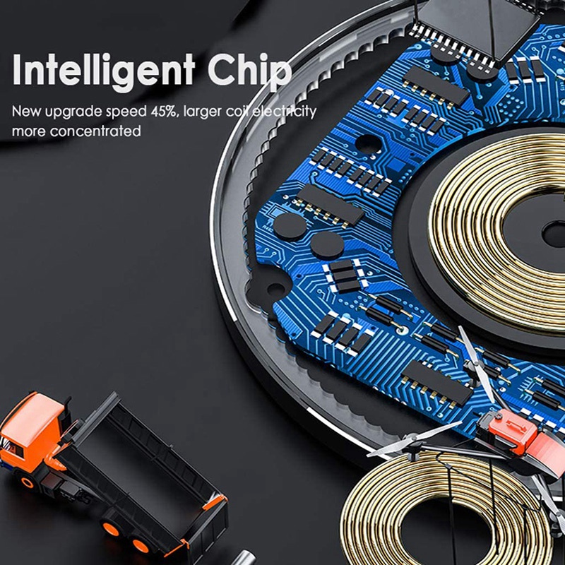 Image of Cargador Rápido De 10 W Compatible Con iPhone 8 Plus/8/X/Xs Max Para Samsung Galaxy S9/S9 S8 Almohadilla De Carga Inalámbrica #5