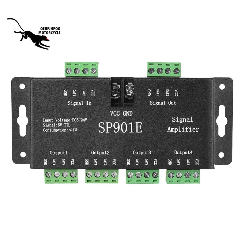 SP901E LED Pixel SPI Amplificador De Señal Repetidor Direccionable Tira Y Color De Sueño Programable Panel Matriz #7