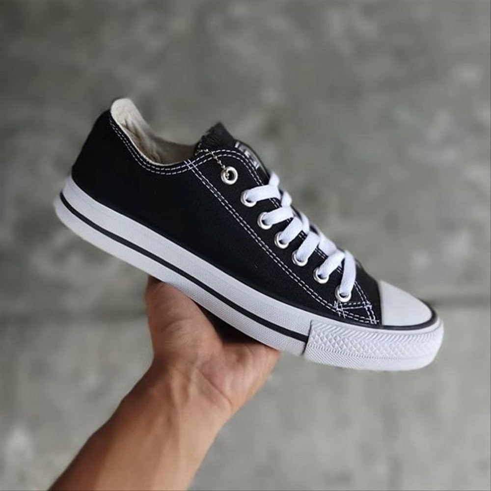 Converse All Star negro Premium zapatos calcetines gratis | Shopee Colombia