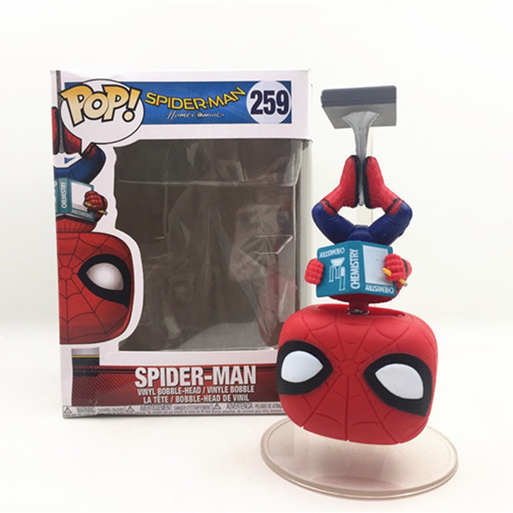 Funko Pop Spider-Man Homecoming Upside Down Spiderman 259 Marvel Vinyl Toys  | Shopee Colombia