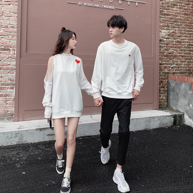 sudadera blanca deporte ropa universidad escuela coreana moda joven pareja amantes de las mujeres ropa | Shopee Colombia
