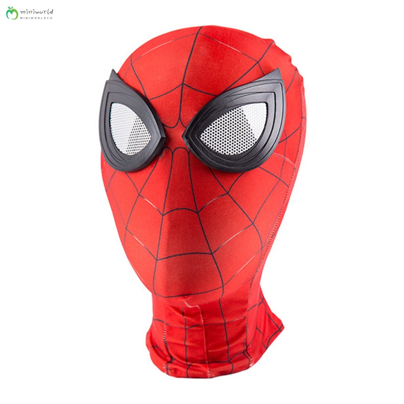 Image of Marvel Spiderman Máscaras De Piel Ajustada De La Araña Spandex Máscara Con Gafas Cosplay Disfraz Para Hombres Mujeres #7