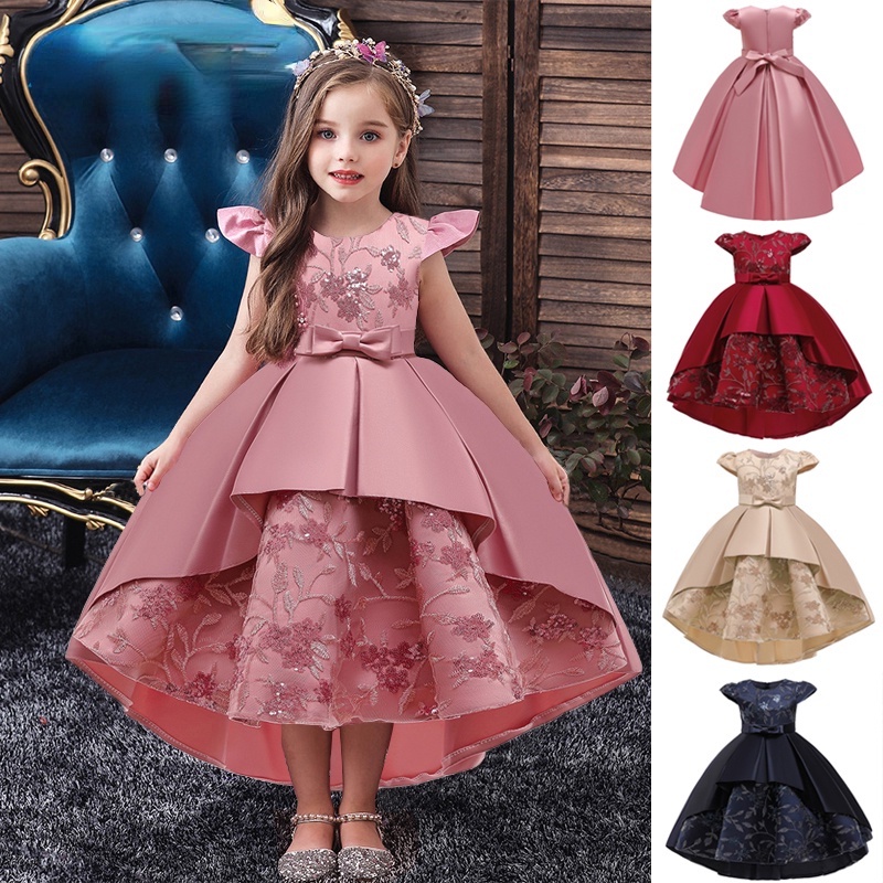 2022 Formal De Noche Niña Niños Vestidos Niñas Ropa De Fiesta Bola De Boda Princesa De 2-8 | Shopee Colombia