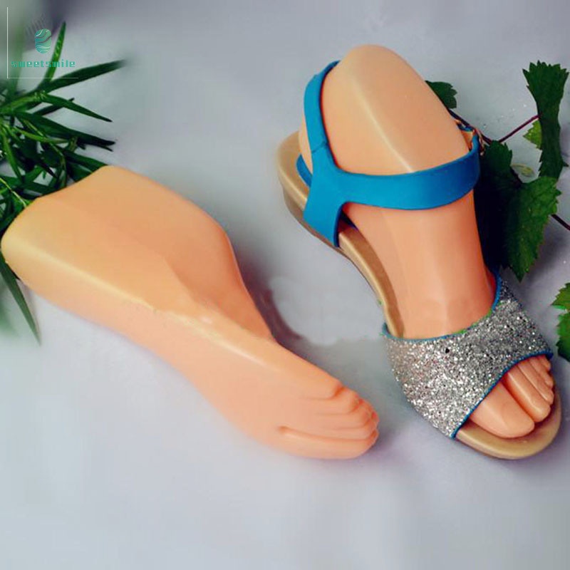 REFURBISHHOUSE Pares de maniqui de pie de plastico Duro Herramientas de Modelo para Zapatos de visualizacion los pies para Adultos 