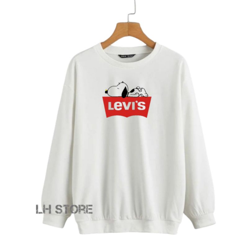 Suéter Levis X Snoopy Distro Oversize/Sweater grande Jumbo/Sweater Distro Levis hombres mujeres/Sweater sudadera con L XL XXL XXXL XXXXL XXXXXL | Shopee Colombia