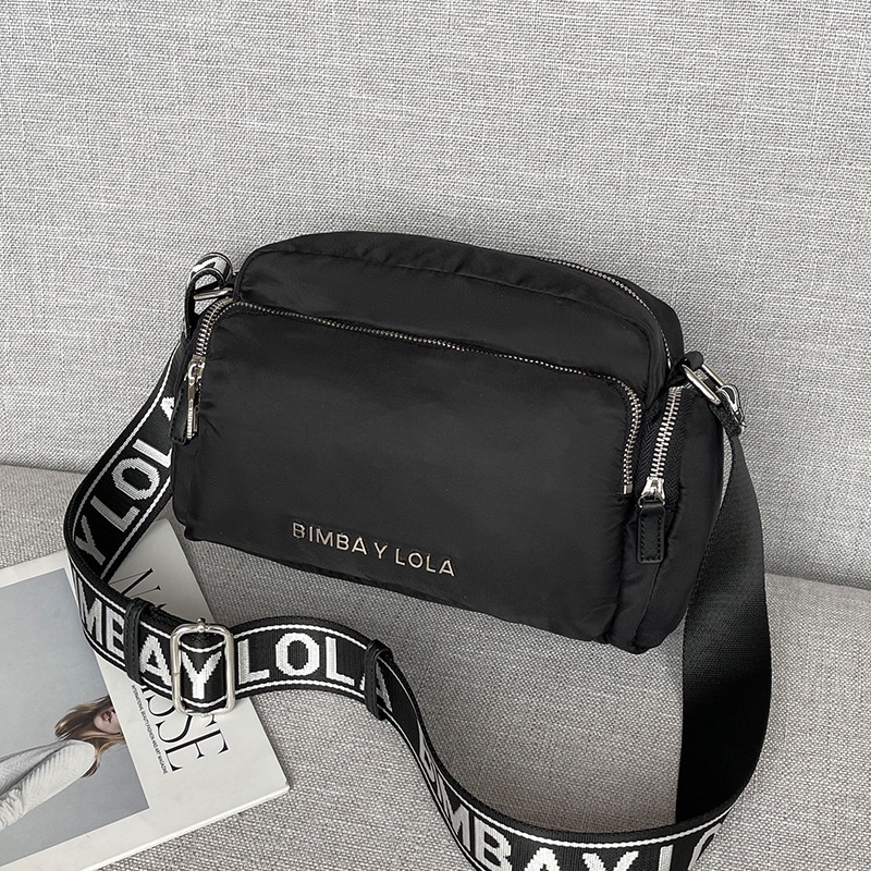 bandolera informal de gr Bimba-Bolso de hombro de nailon para mujer 