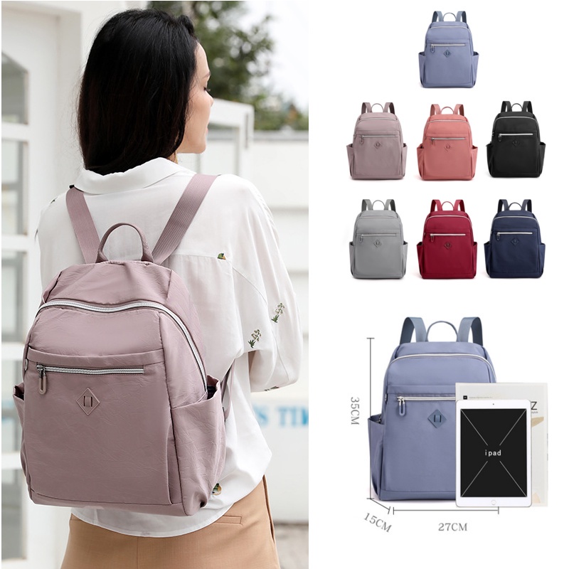 Gf80111- mochilas mujer Material impermeable - mochilas impermeables para mujer - mochilas para portátil importadas 14 | Shopee Colombia