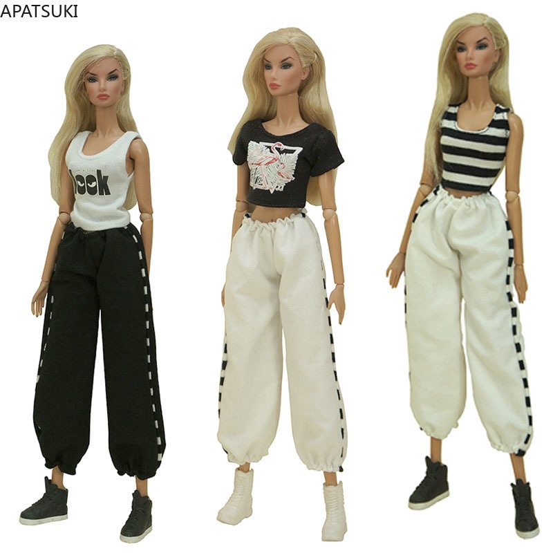 Crop Top Camisa Pantalones De Moda Muñeca Conjunto De Ropa Para Barbie  Trajes 1/6 Muñecas Accesorios Casa De Juguetes | Shopee Colombia
