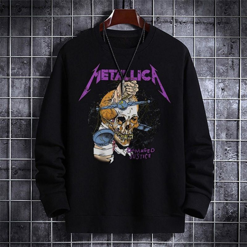 Metallica suéter de la ropa de ANIME suéter de los hombres T-Shirt de los  hombres ropa de manga larga DISTRO de los hombres de la última ropa de los  hombres suéter DISTRO |