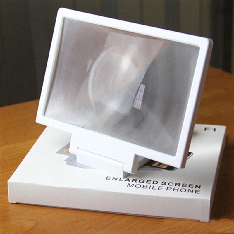 Image of Mini proyector De pantalla 3D plegable Hd Lupa soporte para teléfono #7
