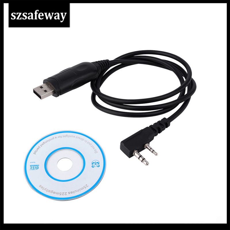 Image of Cable De Línea De Frecuencia De Escritura De Programación USB Para Baofeng UV3R UV5R UV-5R 888S Retevis RT5R H777 Kenwood Dual Radio Walkie Talkie #0