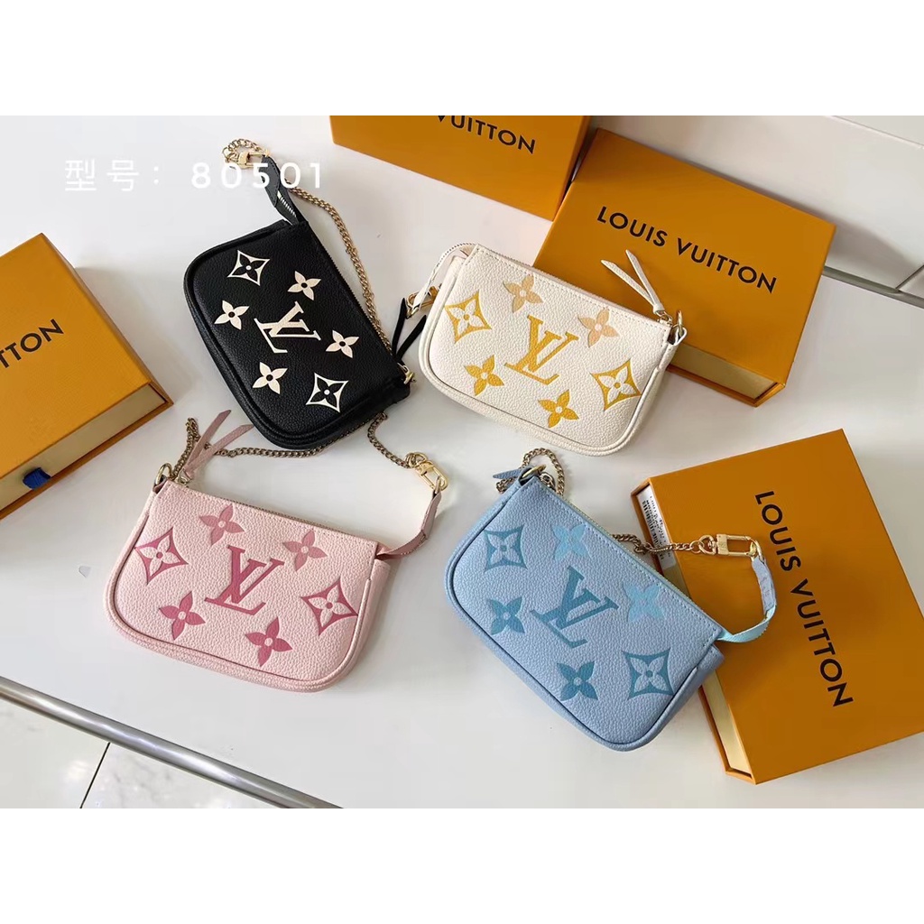 Spot L V/Louis * Vuitton Mini Pochette Accesorios Bolsa De Embrague Cadena Cartera Amante Regalo #4