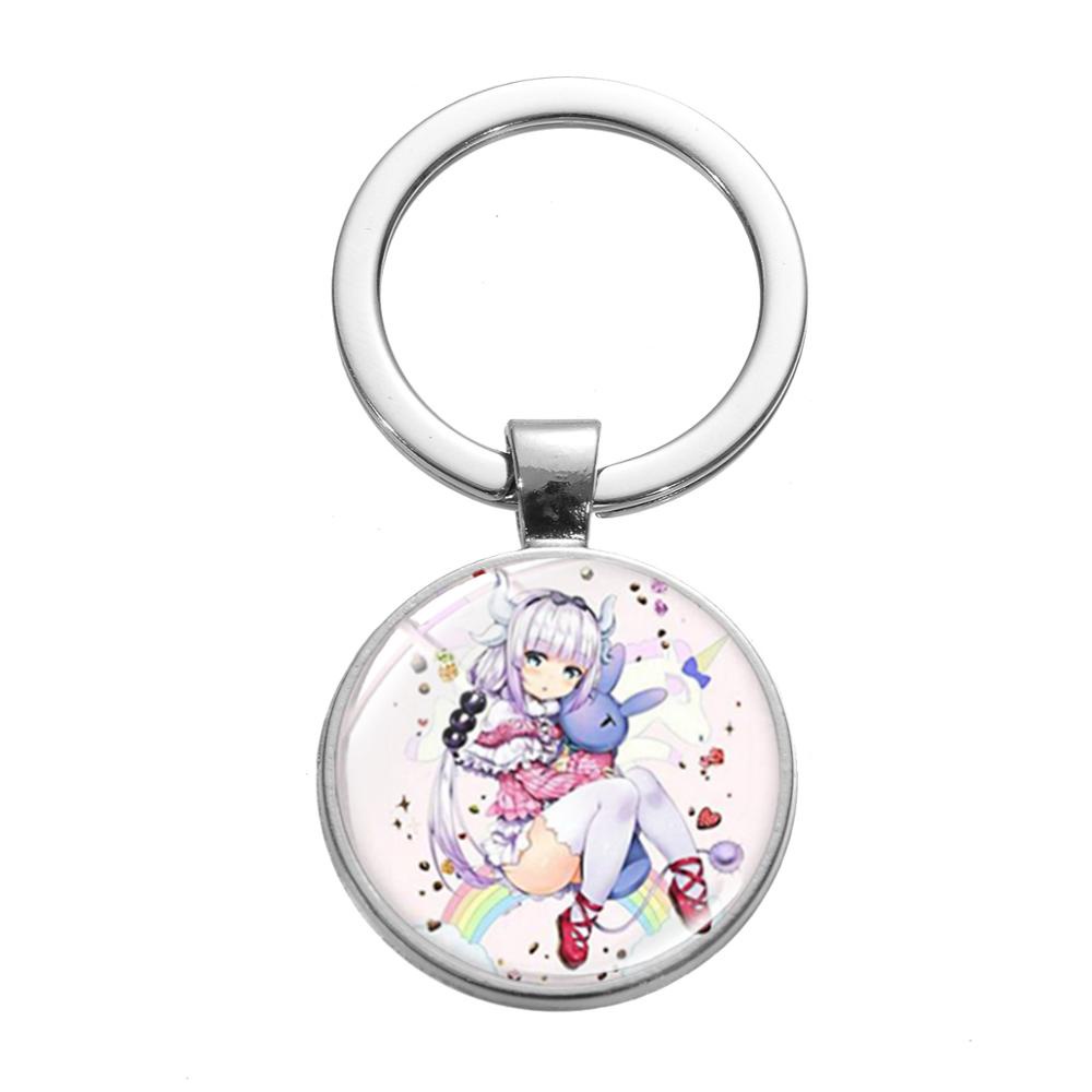 Image of Lindo Tohru KannaKamui Llavero Miss Kobayashi Dragon Anime Colección Cosplay Bolsa Charm Otaku Chaveiro #7