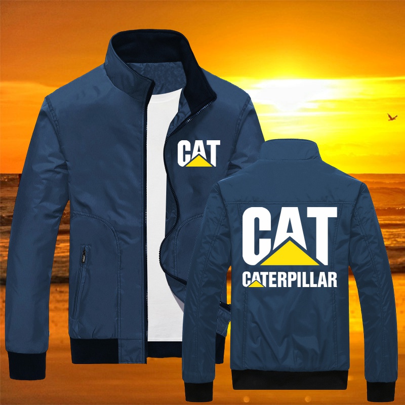 Hight Calidad Truck Logo Moda Hombres Cuello De Pie Chaqueta Cremallera Impermeable Chaquetas | Shopee