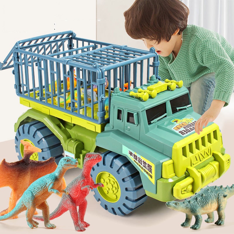 Modelo De Juguete De Camión De Dinosaurio Rex Tyrannosaurus Para Niños |  Shopee Colombia