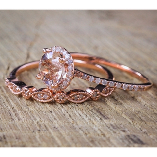 Anillos De Cristal De Piedra Azul Verde De Lujo Para Mujer Color De La Astilla Boda Compromiso #2