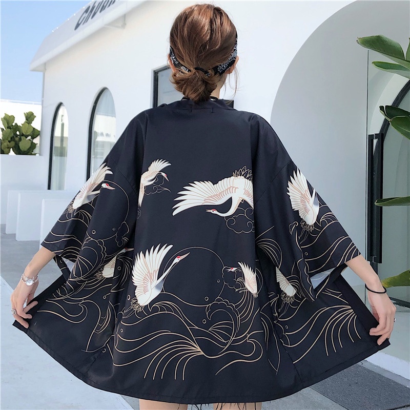Vacunar Posible congestión 2022 Japonesa Mujer Kimono Cárdigan Cosplay Camisa Blusa Para Las Mujeres  Vintage Japonés Yukata Verano Playa Túnica Ropa | Shopee Colombia