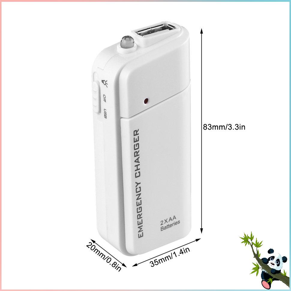 Image of airmachine1pc Portable USB Charger AA External Battery Emergency Charger Quick Charging for MP3 Player for iPod for iPhone #8
